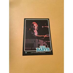 Vintage 1979 The Babys Trading Card #55 London Rock Band Collectible